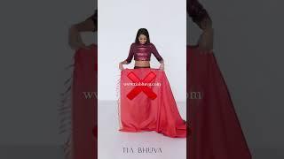 How to wear saree for beginners | saree hacks | saree draping styles | #shorts