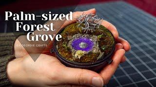 Adorable little forest grove diorama