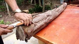 Amazing Creative Woodworking Ideas From Dried Tree Stumps // A Very Beautiful And Sturdy Swing