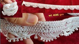 silver full kamarband designs with weight and price || silver kamarband new designs