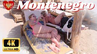 MONTENEGRO 4K Beach Walk in Becici | Montenegrin Summer Bikini Trends 4K60