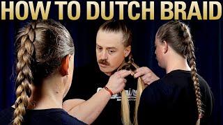 Learn To Dutch Braid from a Man