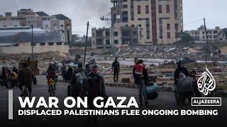 War on Gaza: Displaced Palestinians flee ‘the horror of ongoing bombing’