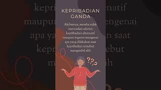 Kamu tahu apa itu, Kepribadian Ganda?