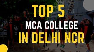 TOP 5 MCA Colleges in Delhi NCR  #mca