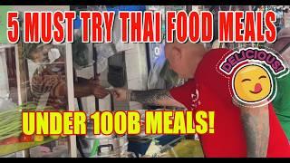 Pattaya Cheap Eats Challenge: 5 Delicious Dishes Under 100 Baht! 