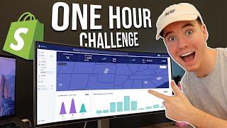 Building A Dropshipping Business in ONE HOUR | Shopify Challenge