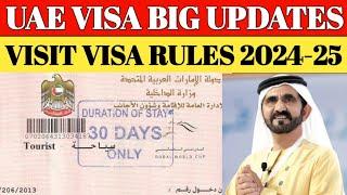 UAE Visa Update 1st Dec 2024 || Dubai visit Visa Latest Update || UAE Visit Visa Latest News