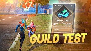 ONESHOT ARMY GUILD TEST  FREE FIRE MAX