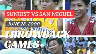 SUNKIST vs SAN MIGUEL BEER | June 28, 2000 | PBA THROWBACK GAMES