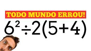 BASIC MATHEMATICS - 6²÷2(5+4)=