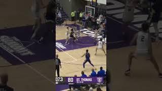 Zeke Mayo with the game winning shot against St. Thomas #collegebasketball #hoops #ncaabasketball