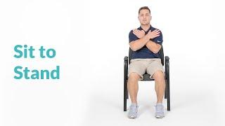 Sit to Stand Balance Exercise