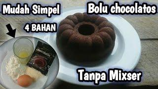 Bolu chocolatos 4 Bahan simpel