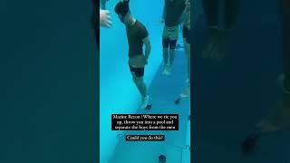 U.S. Marine Recon Underwater Training #Shorts