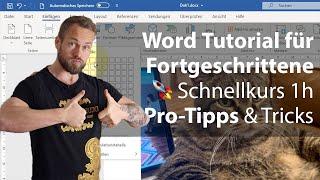 Word-Tutorial für Fortgeschrittene – Schnellkurs Microsoft Word (2021)