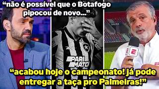 IMPRENSA DEBATE O EMPATE DO BOTAFOGO CONTRA O VITÓRIA E A LIDERANÇA DO PALMEIRAS NO BRASILEIRÃO 2024