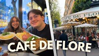Trying CAFÉ DE FLORE in PARIS (w/@MarieMT)