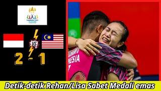 Rehan Lisa Sabet Medlai Emas Sea Games 2023 #seagames2023 #badmintonseagames