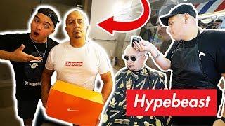 TRANSFORMING MY 45 YEAR OLD DAD INTO A HYPEBEAST!!