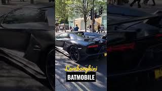 Lamborghini Aventador SV Batmobile in London! The Batman Car RHD Lambo