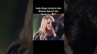 Britney Spears Almost kissed by lady gaga