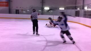 Swift Current Wildcats Gabrielle Gray shootout winner against Notre Dame