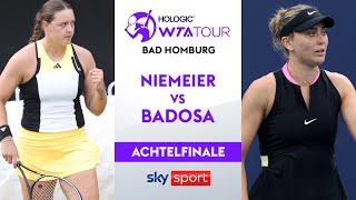 Niemeier vs. Badosa - Achtelfinale | Bad Homburg Open 2024 | Highlights - Sky Sport Tennis