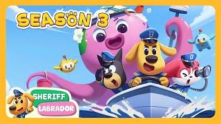 LIVE | Sheriff Labrador Season 3 All Episodes | Kids Cartoon | Safety Rules for Kids