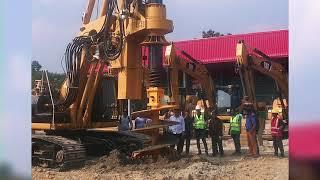 SINOVO TR180F rotary drilling rig in Bangladesh 1800mm max diameter