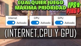 ¡Cómo OPTIMIZAR TUS JUEGOS CON LA MÁXIMA PRIORIDAD (INTERNET,CPU Y GPU AL MÁXIMO) en Windows 7/10/11