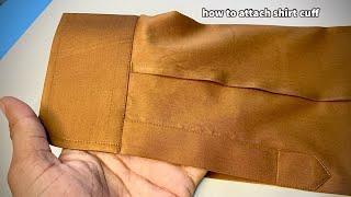 shirt ke cuff lagane ka tarika / How to attach shirt cuff / shirt cuff stitching / Raj Tailors