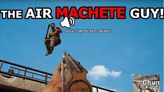 CRAZY AIR MACHETE GUY [PUBG PLAYER'S UNKNOWN]