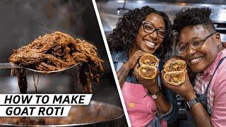 How Red Pepper Goat Roti is Made with Chef Rashida Holmes - Plateworthy with Nyesha Arrington