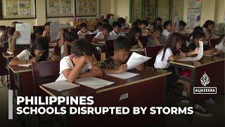 Philippines education: Severe storms, flooding disrupt school classes