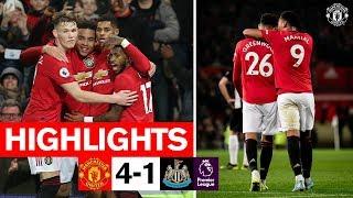 Reds score four in Newcastle win! | Manchester United 4-1 Newcastle | Highlights | Premier League