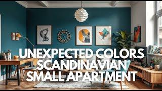 Unexpected Colors to Transform Your Small Scandinavian Apartment