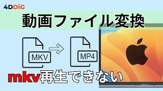 MacでMKVファイルを再生・MP4に変換する方法｜Tenorshare 4DDiGで動画復元