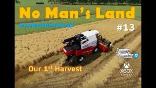 #FS22  No Man's Land Alien Jim / #13 Our 1st Harvest /  #nmlbuilditchallenge #xboxseriesx #nml