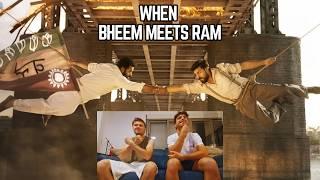 International reaction to Ram and Bheem's first iconic meeting | RRR
