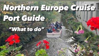 Northern Europe Cruise  "Your essential port guides" Bruges, Rotterdam, Hamburg #northerneurope