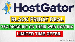 HostGator Black Friday Deal - Huge Discount on Web Hosting, Free Domain & SSL (2021)