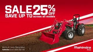 Mahindra 4025 from $12,990+GST*. Tractor Special