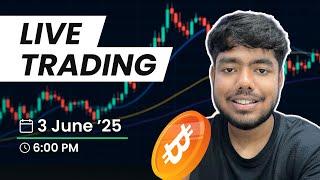 Crypto Live Trading | BTC, ETH, and Altcoins | Crypto Futures | 3 June - CoinDCX