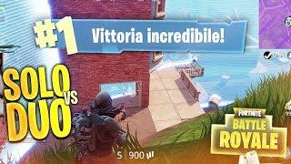 ERO RIMASTO SOLO! Fortnite Battle Royale ITA!