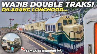DILARANG JALAN MUNDUR‼️KERETA INI WAJIB DOUBLE LOKOMOTIF | Naik KA Tawang Alun Banyuwangi - Malang