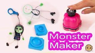 Monster High Maker Machine Create A Frankie Stein Mini Doll Craft Toy Playset - Cookieswirlc Video