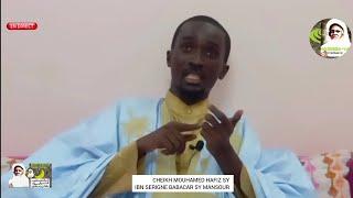 MESSAGES DE CHEIKH MOUHAMED HAFIZ SY IBN SERIGNE BABACAR SY MANSOUR  EXTRAIT GOUDI ALJOUMA