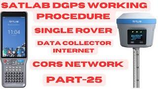 Steps for connecting your Satlab  GNSS Receivers to Survey of India CORS Network! #dgps