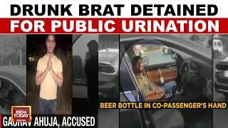 Pune Cops Detain Drunken BMW Driver Gaurav Ahuja For Public Urination After India Today Report